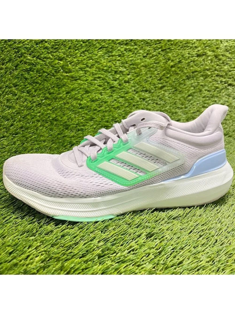 Adidas Ultrabounce Womens Size 10.5 Purple Green Athletic Running Shoes Sneakers